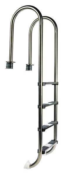 Stege för pool Mountfield Rostfri stål Slim 4 steg