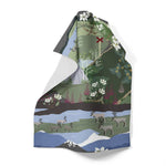 Arvidssons Textil Kökshandduk Fjällvandring Grön/Blå SKU ARV-2724-61-01-08 EAN 7394094266767