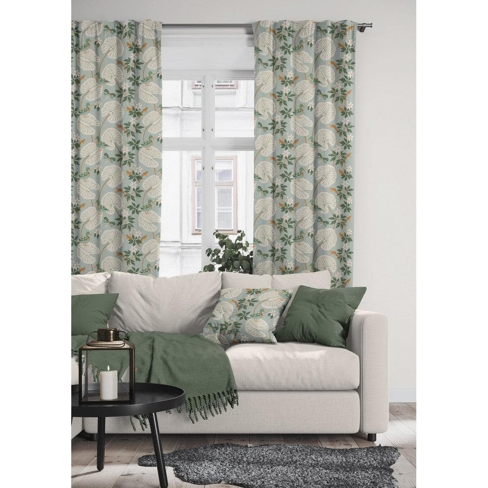 Arvidssons Textil Kuddfodral Kärrleken Vit/Grön SKU ARV-2961-62-01-18 EAN 7394094275134