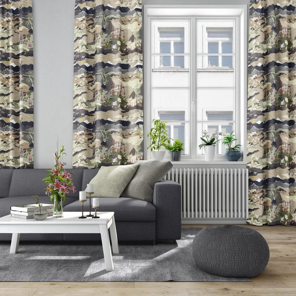 Arvidssons Textil Panelgardin Fjällvandring 2-pack SKU EAN
