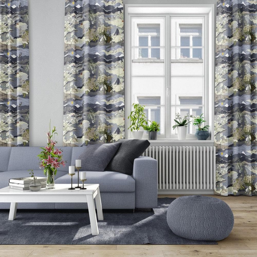 Arvidssons Textil Panelgardin Fjällvandring 2-pack SKU EAN
