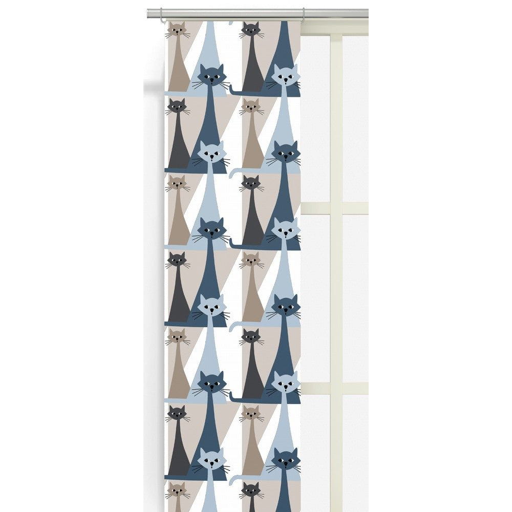 Arvidssons Textil Panelgardin Kitty 2-pack Blå SKU ARV-2675-09-02-50 EAN 7394094270313