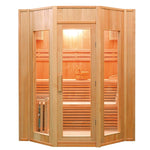 Bastu France Sauna ZEN Steam komplett paket 4-sitsig, 6,0kW Svart vägg