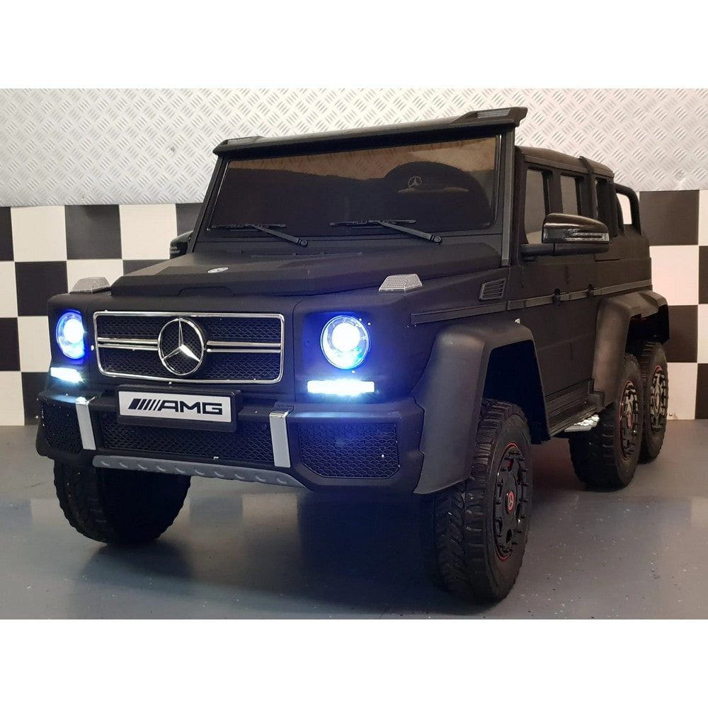 Cars4Kids Elbil Mercedes G63 AMG 6x6 Svart / För 2 personer SKU CAK-C4KHL1801 MAT ZWART EAN