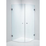 Duschbyggarna Duschhörn Corny Design Klarglas / 800x800 mm / Brons SKU DUB-3601_8080BR EAN
