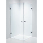 Duschbyggarna Duschhörn Twin Design 800x900mm 800x900 mm / Klarglas / Krom SKU EAN