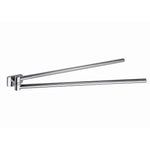 Duschbyggarna Handduksstång Angle Dubbel Svängbar SKU DUB-C1610 EAN 7340138722782
