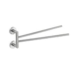 Duschbyggarna Handduksstång Steel Dubbel Svängbar SKU DUB-C1711 EAN 7340138765420