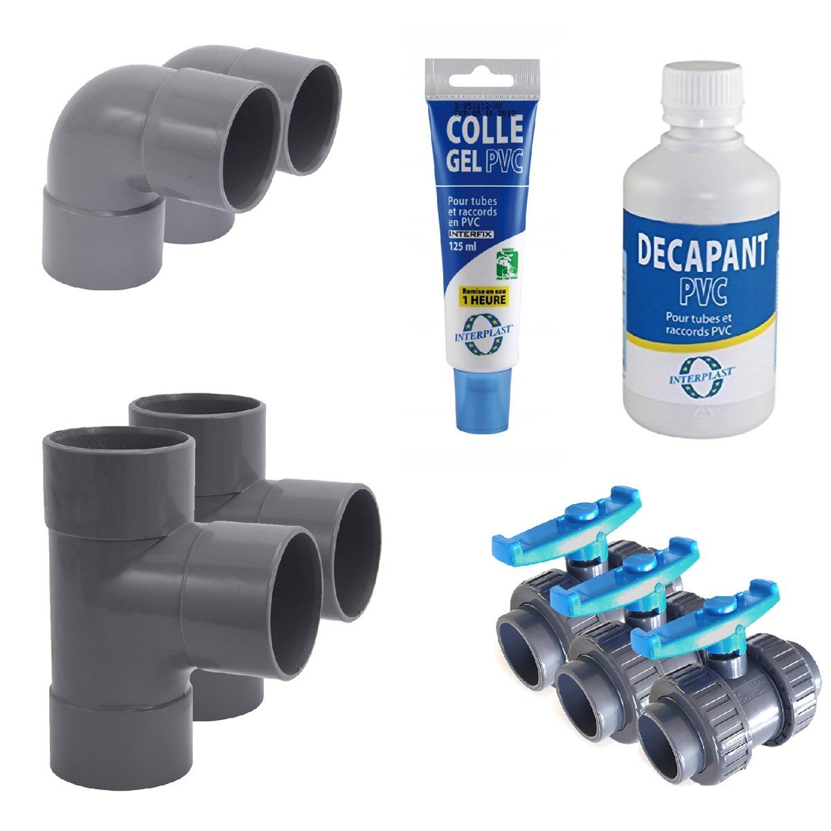 Kit för simbassäng Poolex Poolex-sats ByPass 50 mm