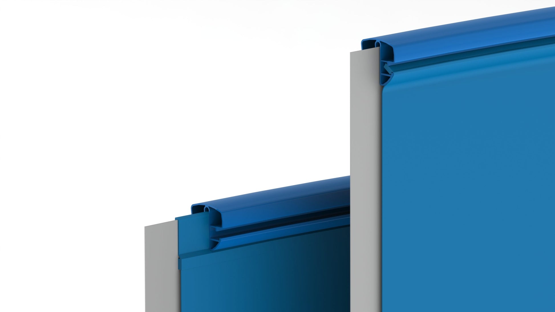 Rälsuppsättning Mountfield Top Combi Blå 8x4,16 m