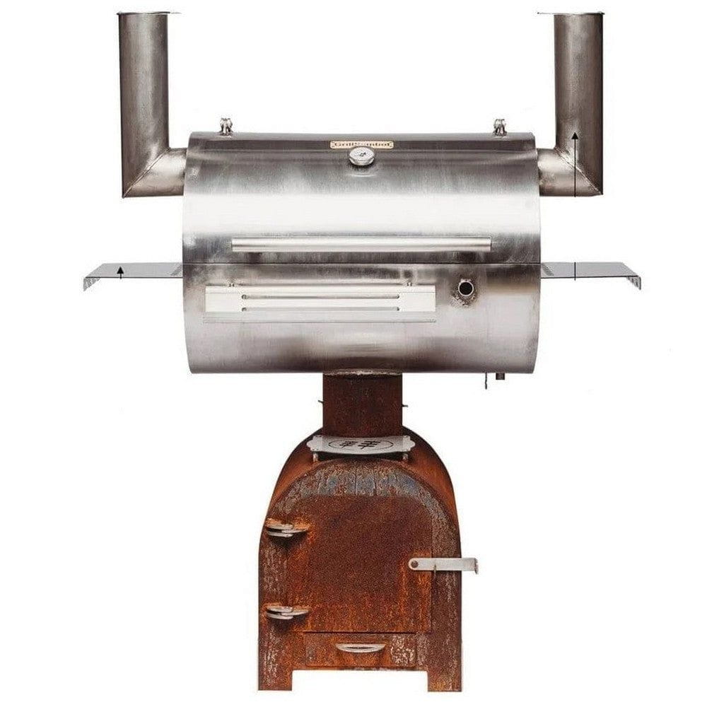 GrillSymbol Rökgrill Smoky Beast BBQ Rostfritt stål SKU Smoky-Beast Silver EAN 4744381011267
