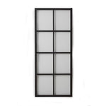Habo Skjutdörr Cube Svart/Glas SKU EAN