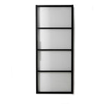 Habo Skjutdörr Square Svart/Glas SKU EAN