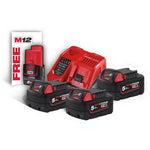 Milwaukee Batteripaket M18 NRG-503 SKU RAT-M18NRG-503 EAN 4002395162628