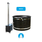 PW-SPA Badtunna Basic Svart / Mörkgrå SKU PLW-PLS1021F-K EAN