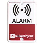 Sikkerthjem Larmskylt PVC SKU SIK-615 EAN 5711826006156