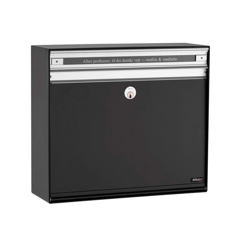 Allux Brevlåda SC135 Svart/Stål SKU JUL-F47081 EAN 5701701470813