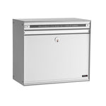 Allux Brevlåda SC200 Vit/Stål SKU JUL-F47319 EAN 5701701473197