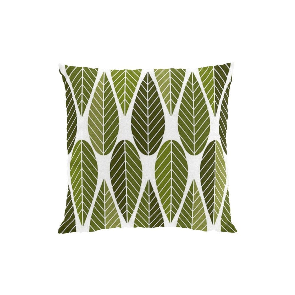 Arvidssons Textil Kuddfodral Blader Grön SKU ARV-2336-62-01-18 EAN 7394094245212