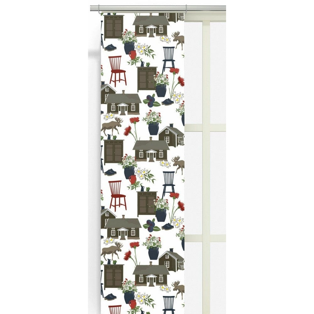 Arvidssons Textil Panelgardin Strövtåg 2-pack Brun SKU ARV-2794-09-02-04 EAN 7394094266811