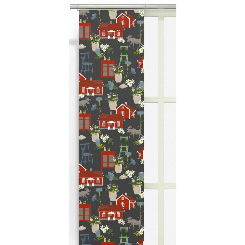 Arvidssons Textil Panelgardin Strövtåg 2-pack Grå SKU ARV-2794-09-02-71 EAN 7394094255440