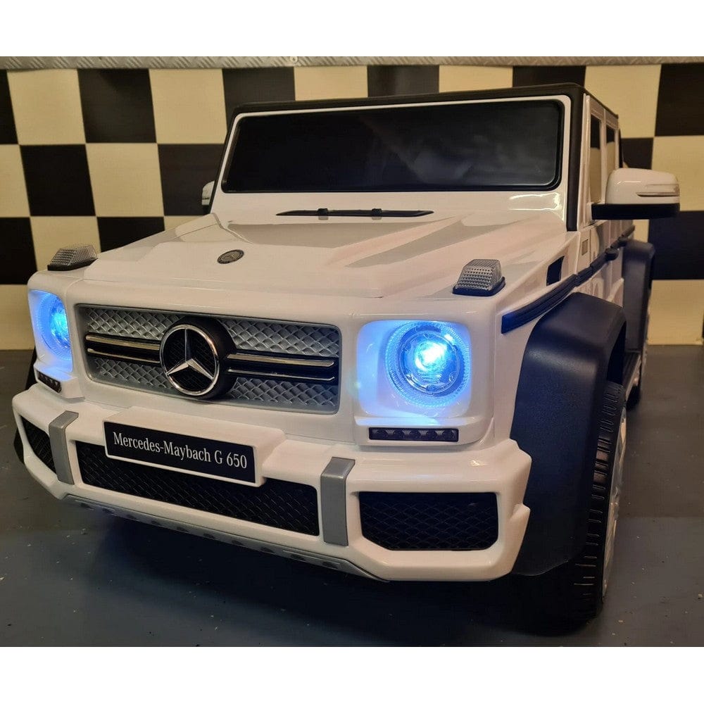 Car4Kids Elbil Mercedes Maybach G650 Vit SKU CAK-C4KA100- WIT EAN