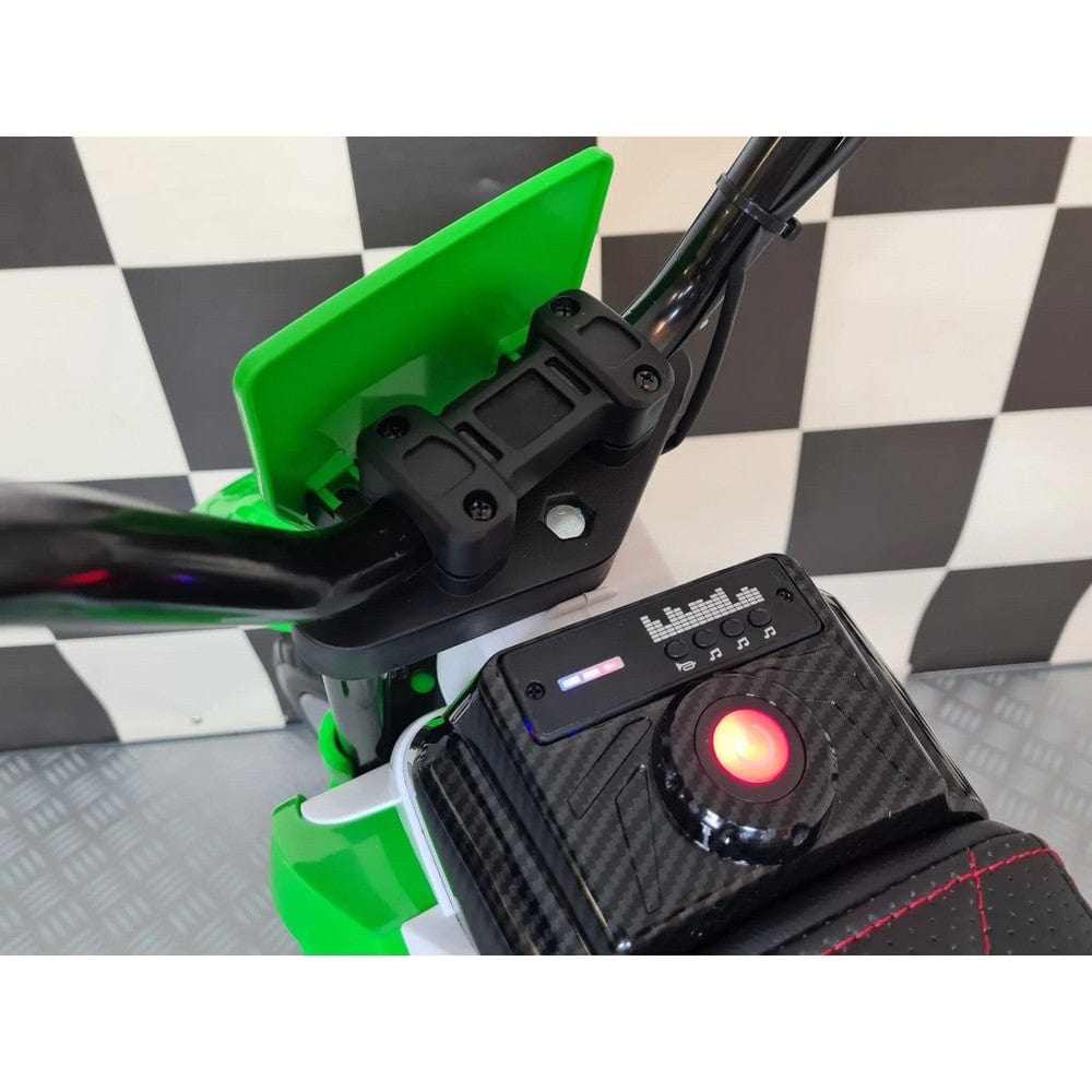 Car4Kids Elmotorcykel Dirtbike SKU CAK-C4K022 GROEN EAN