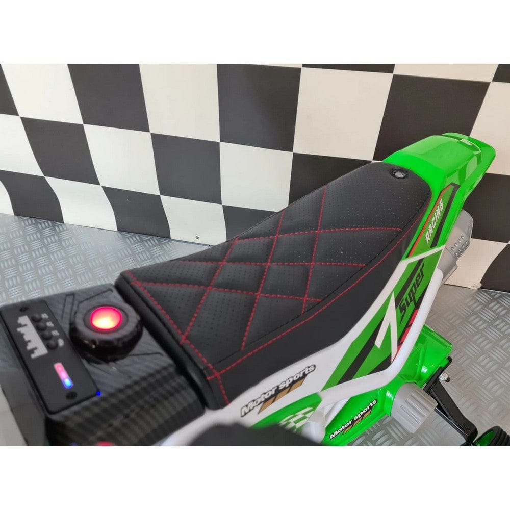 Car4Kids Elmotorcykel Dirtbike SKU CAK-C4K022 GROEN EAN