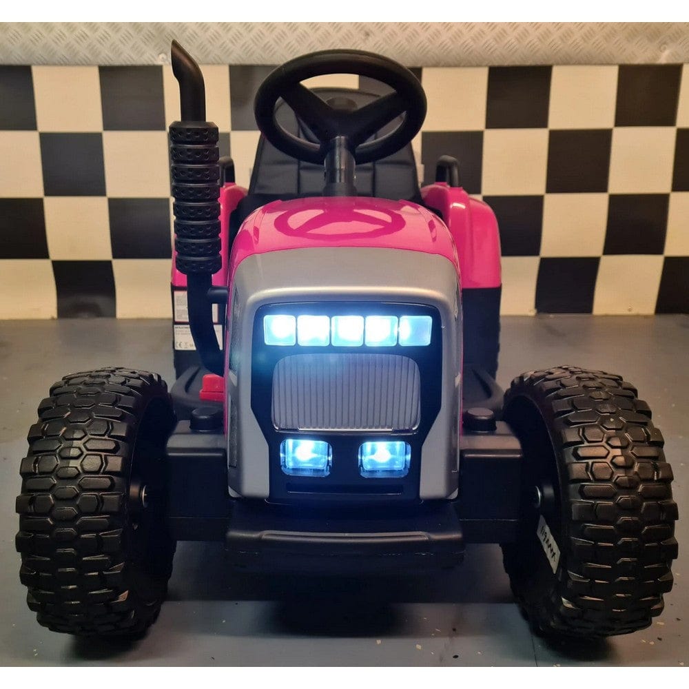 Car4Kids Eltraktor med Släpvagn och RC SKU EAN