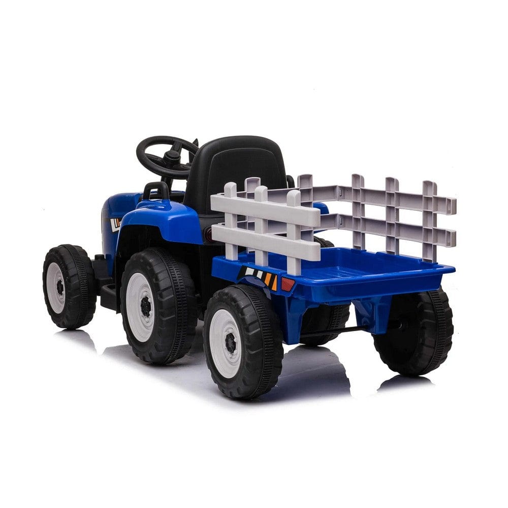 Car4Kids Eltraktor med Släpvagn och RC SKU EAN