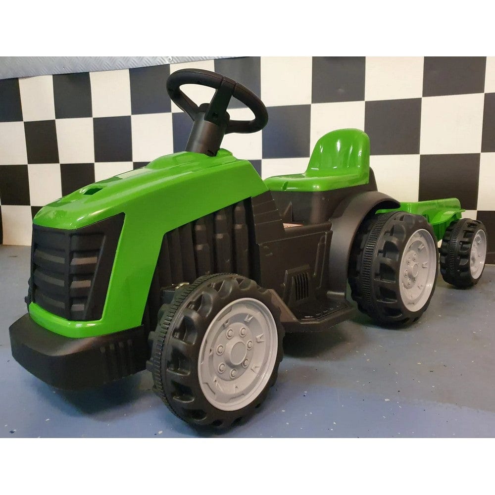 Car4Kids Eltraktor med Släpvagn SKU EAN