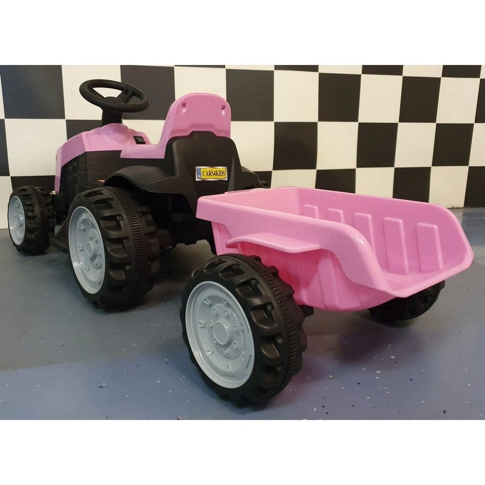 Car4Kids Eltraktor med Släpvagn SKU EAN