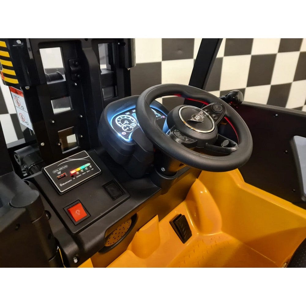 Car4Kids Gaffeltruck Elektrisk SKU CAK-C4KS08 - GEEL EAN