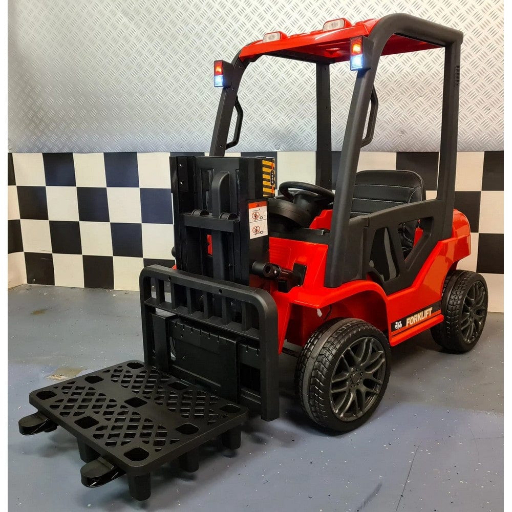 Car4Kids Gaffeltruck Elektrisk Röd SKU CAK-C4KS08 - ROOD EAN