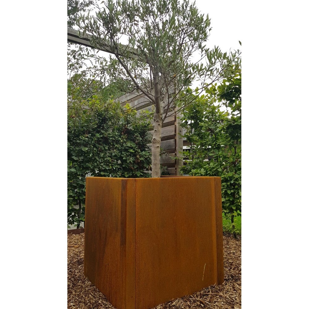 Geroba Blomlåda Quadra Corten 100x100x100cm SKU GER-QuadraB7 EAN 5404033109078