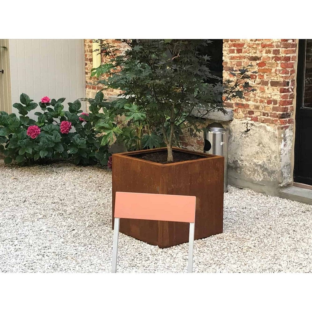 Geroba Blomlåda Quadra Corten 80x80x80cm SKU GER-QuadraB6 EAN 5404033109061