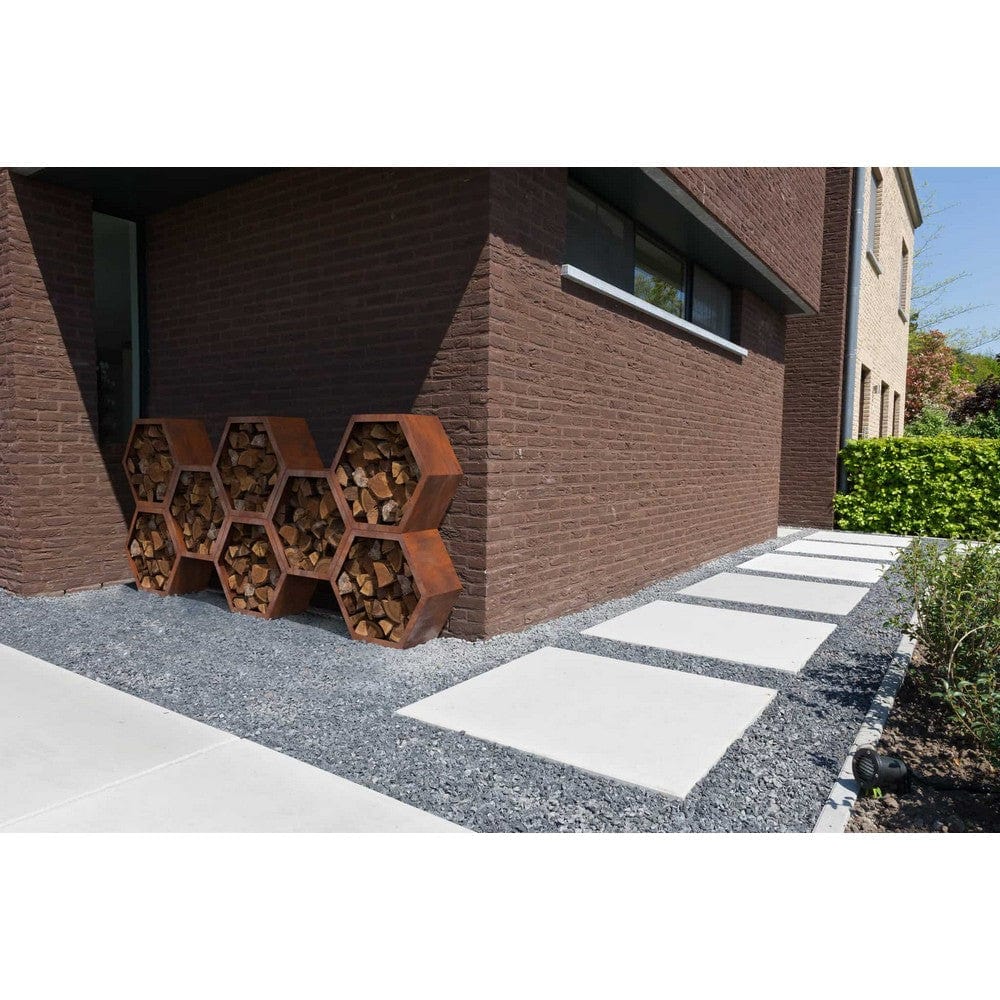 Geroba Vedförvaring Honni Corten SKU GER-HonniC1 EAN 5404033108484