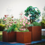 GrillSymbol Clara Set Blomkrukor i Cortenstål SKU GRS-Clara-Set EAN 4744381018921