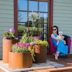 GrillSymbol Sisters Set Blomkrukor i Cortenstål SKU GRS-Sisters-set EAN 4744381018501