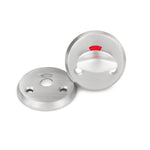 Habo WC-beslag A262 Borstad Aluminium SKU HAB-18684 EAN 7317900186844