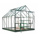 Halls Växthus Magnum 8,3 m2 Grön / 3 mm Härdat glas SKU JUL-70889 EAN 5010697088903