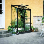 Halls Växthus Wall Garden Altan 0,92 m Svart / 3 mm Glas SKU JUL-F09946 EAN 5701701099465