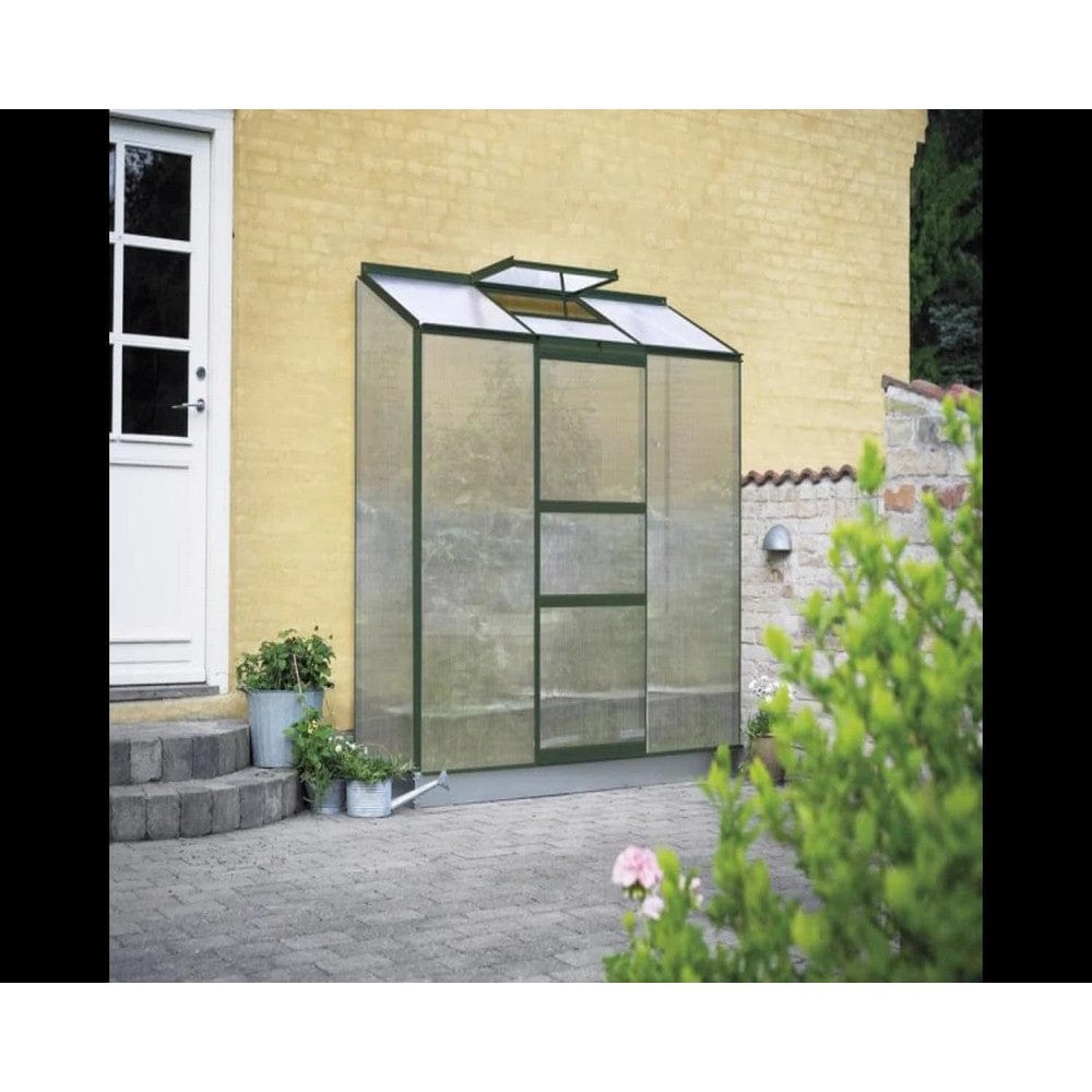 Halls Växthus Wall Garden Altan 1,34 m2 Grön / 4 mm Polykarbonat SKU JUL-F09809 EAN 5701701098093