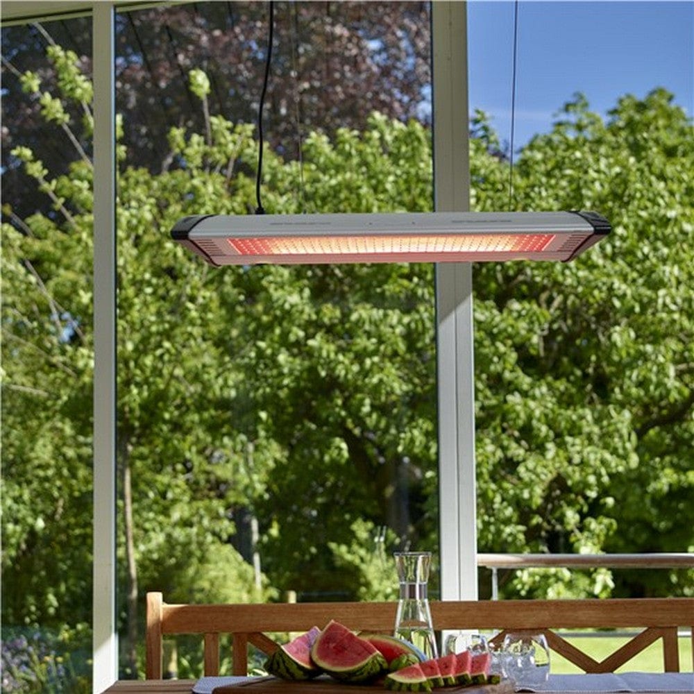 Hortus Terrassvärmare Hängande 1000/2000W GT Silver SKU NSH-211-309 EAN 5705858064710