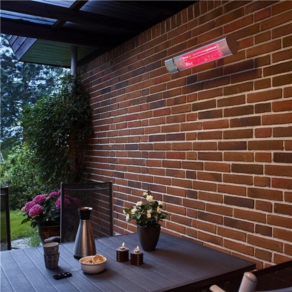 Hortus Terrassvärmare Vägg GT 500-1500W Silver SKU NSH-211-352 EAN 5705858062822