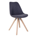 House Nordic Matstol Bergen 2-pack Mörkgrå/Natur SKU HOU-1001027 EAN 5713917003211
