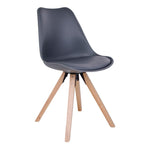 House Nordic Matstol Bergen Grå/Natur 2-pack SKU HOU-1001024 EAN 5713917003181