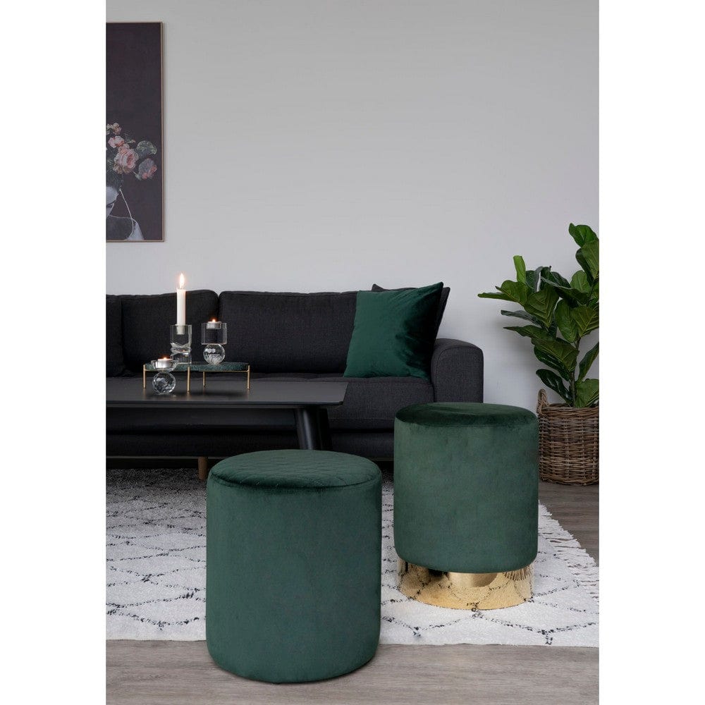 House Nordic Sittpuff Ejby Mörkgrön SKU HOU-1501104 EAN 5713917001392
