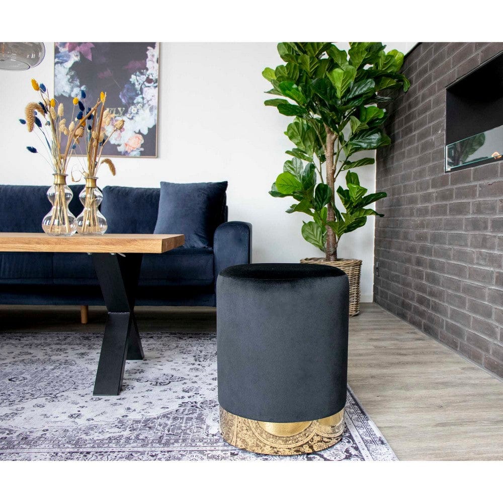 House Nordic Sittpuff Gamby Svart SKU HOU-1504024 EAN 5713917003525