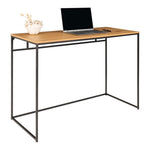 House Nordic Skrivbord Vita Svart/Ek SKU HOU-2402055 EAN 5713917008858